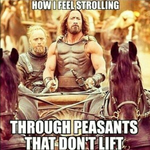 strolling through peasants that dont lift